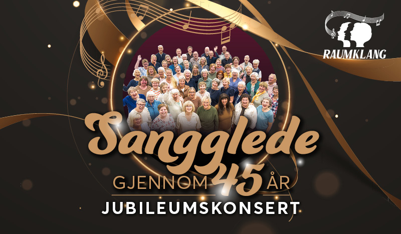 Jubileumskonsert Raumklang 26. okt. 2025 Skedsmo Samfunnshus